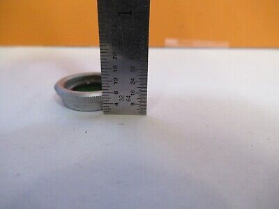 MOUNTED GLASS GREEN FILTER MICROSCOPE PART OPTICS AS IS &3K-A-01