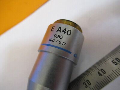 OLYMPUS JAPAN E A40 /160 OBJECTIVE OPTICS MICROSCOPE PART AS PICTURED 4B-FT-36