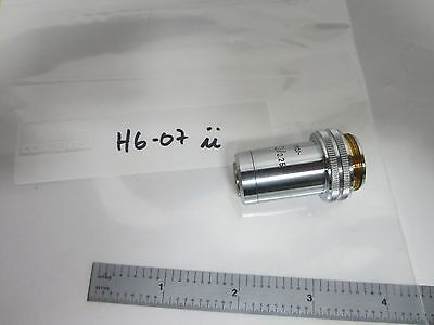 MICROSCOPE PART OBJECTIVE LEITZ GERMANY 10X OPTICS BIN#H6-07