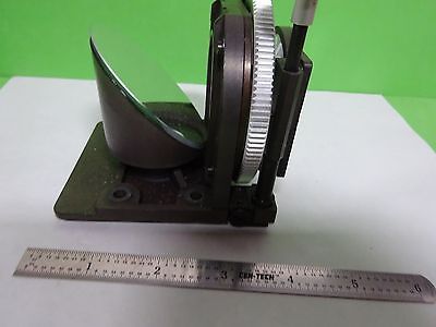 MICROSCOPE LEITZ GERMANY ILLUMINATOR MIRROR + LENS OPTICS AS IS BIN#2B-E-04