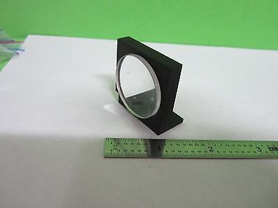 OPTICAL MICROSCOPE MOUNTED BI CONVEX LENS or LASER OPTICS BIN#V3-13