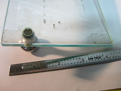 MICROSCOPE PART AMERICAN OPTICS GLASS PLATE AS IS  BIN#B1-96