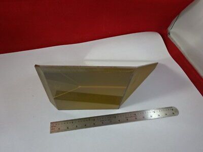 HUGE OPTICAL ZERODUR PIECE SILVER MIRROR TRUNCATED OPTICS AS PICTURED &92-74