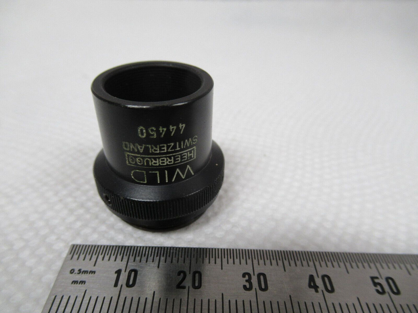 WILD HEERBRUGG SWISS M11 OBJECTIVE 4X LENS MICROSCOPE PART AS PICTURED W1-A-86