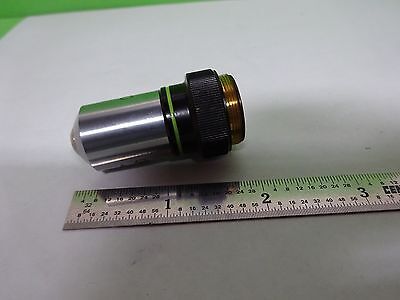 MICROSCOPE PART OBJECTIVE OLYMPUS JAPAN M40 40X OPTICS AS IS BIN#Y3-H-09