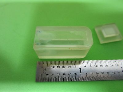 CARL ZEISS UV QUARTZ CUVETTE CELL SPECTRONIC ULTRAVIOLET AS IS OPTICS  BIN#40-E