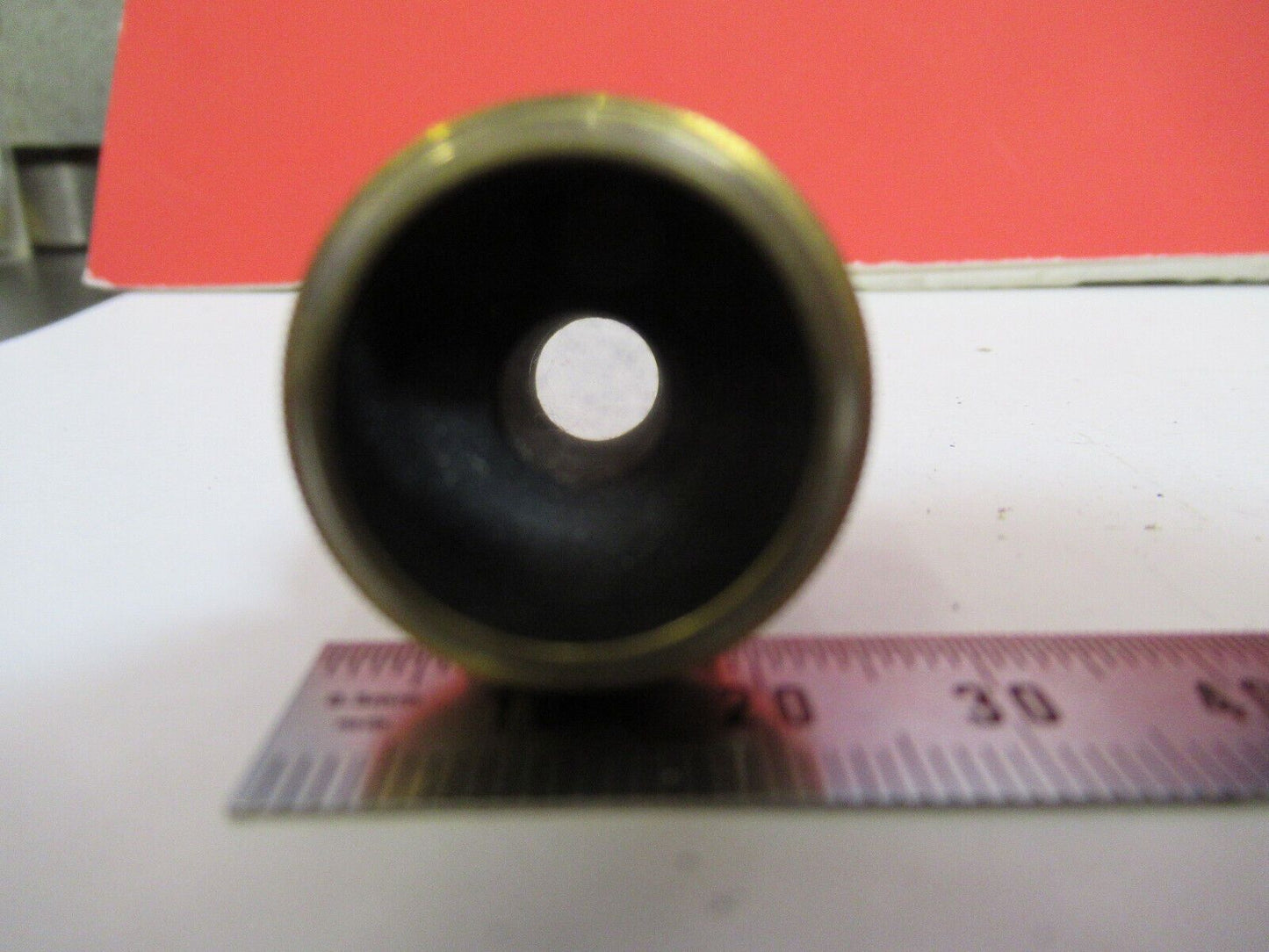 ANTIQUE  BAUSCH LOMB LENS 10X  OBJECTIVE MICROSCOPE PART AS PICTURED #R3-C-60