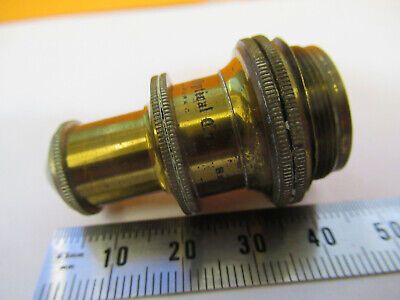 BAUSCH LOMB ANTIQUE 1/6 OBJECTIVE LENS MICROSCOPE PART AS PICTURED &A2-FT-78