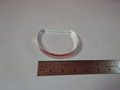 OPTICAL FUSED SILICA ZYGO TRUNCATED LENS OPTICS AS IS #91-07