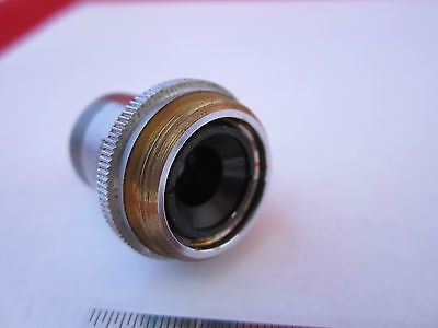 OPTICAL MICROSCOPE PART OBJECTIVE SPENCER 10X OPTICS  BIN#7C mxiii