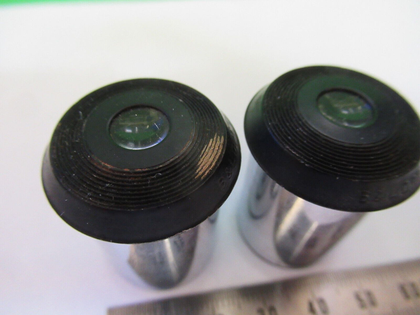 BAUSCH LOMB EYEPIECE PAIR 10X OPTICS MICROSCOPE  PART AS PICTURED #H9-C-13