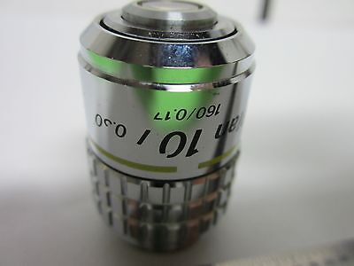 MICROSCOPE OBJECTIVE NIKON MPLAN 10X Z-SCOPE OPTICS BIN#5K-H-26