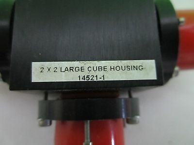 OPTICAL 2x2 LARGE CUBE HOUSING FIBER LASER OPTICS BIN#14-T-13