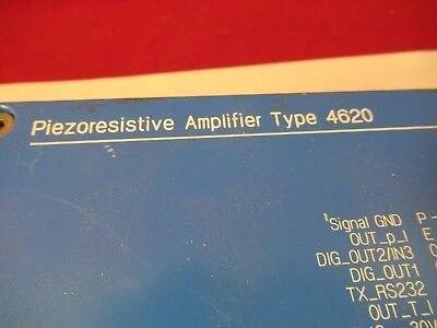 KISTLER CHARGE AMPLIFIER 4620 PIEZORESISTIVE SENSOR  #H1-B-13