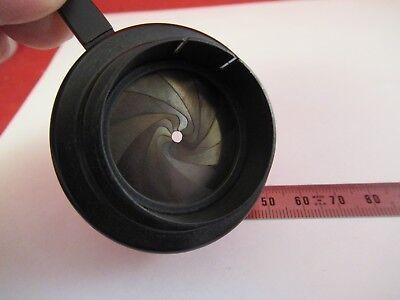 OPTICAL MECHANICAL IRIS DIAPHRAGM ASSEMBLY OPTICS MICROSCOPE AS PICTURED 39-A-32