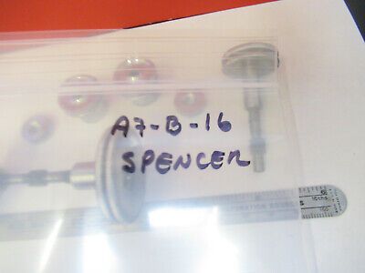 SPENCER AO LOT SET of KNOBS VINTAGE MICROSCOPE PART AS PICTURED &A7-B-16