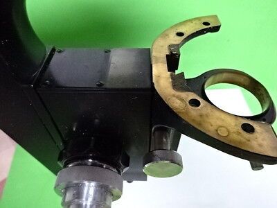 MICROSCOPE PART WILD HEERBRUGG SWISS M20 BRASS LIMB SUPPORT HOLDER AS IS B#60