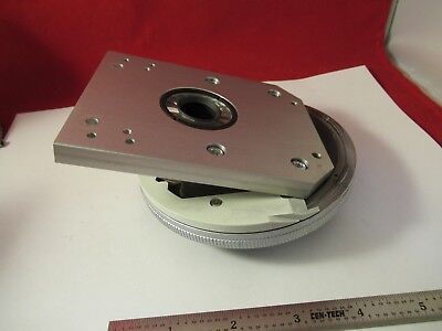 LEICA DMR GERMANY EMPTY NOSEPIECE MICROSCOPE part as pictured &100-03