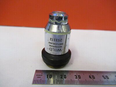 MICROSCOPE WILD HEERBRUGG SWISS OBJECTIVE 40X  PH PHASE OPTICS AS pic &8z-a-14