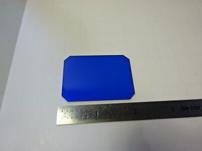 MICROSCOPE PART AO AMERICAN BLUE TRUNCATED FILTER OPTICS AS IS B#AE-68