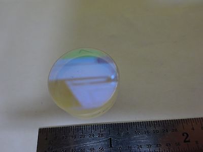 FOR PARTS OPTICAL FLAT LENS [needs re-coating] LASER OPTICS AS IS BIN#X8-11