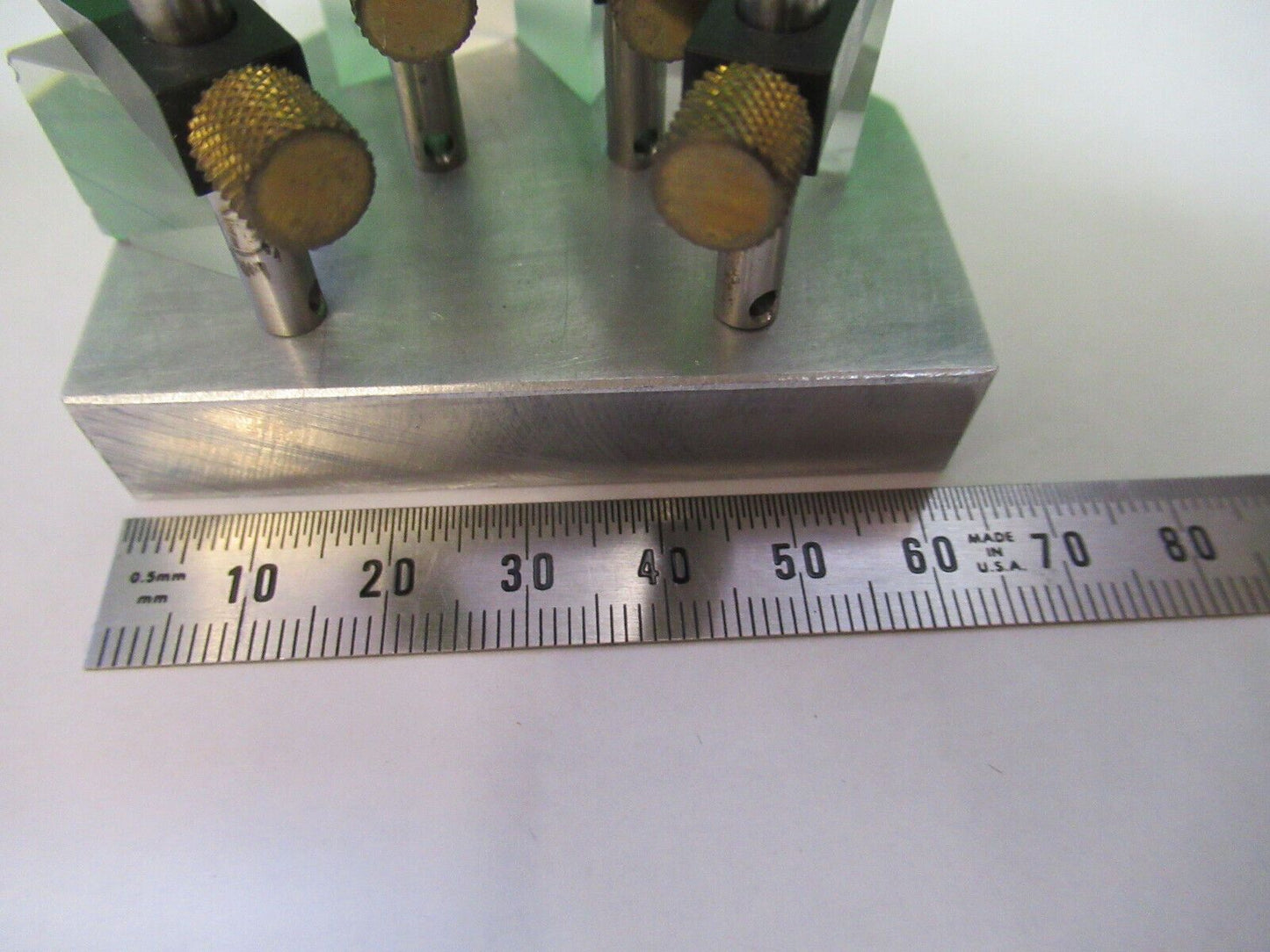 OPTICAL ASSEMBLY OF PRISM LASER OPTICS some chips on glass AS PICTURED &R6-A-78