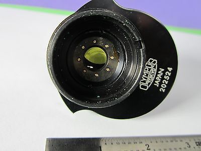 OPTICAL MICROSCOPE OLYMPUS JAPAN 202524 IRIS + FILTERS OPTICS BIN#C3-98