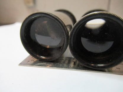 BAUSCH LOMB 7.5 ANTIQUE EYEPIECE PAIR LENS MICROSCOPE PART AS PICTURED &3-FT-X56