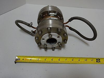 MDC HIGH VACUUM CHAMBER WATER COOLED HEAVY STAINLESS STEEL AS IS BIN#TC-1-C