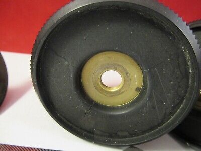 FOR PARTS ZEISS KNOBS (cracked plastic) AS PICTURED MICROSCOPE PART &13-A-14