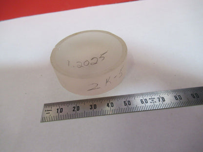 OPTICAL GLASS PREFORM UNFINISHED PLANO CONCAVE OPTICS AS PICTURED S6-A-66