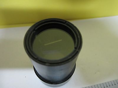 MICROSCOPE PART EYEPIECE MITUTOYO JAPAN SWF 10X + RETICLE OPTICS BIN#34-T-08