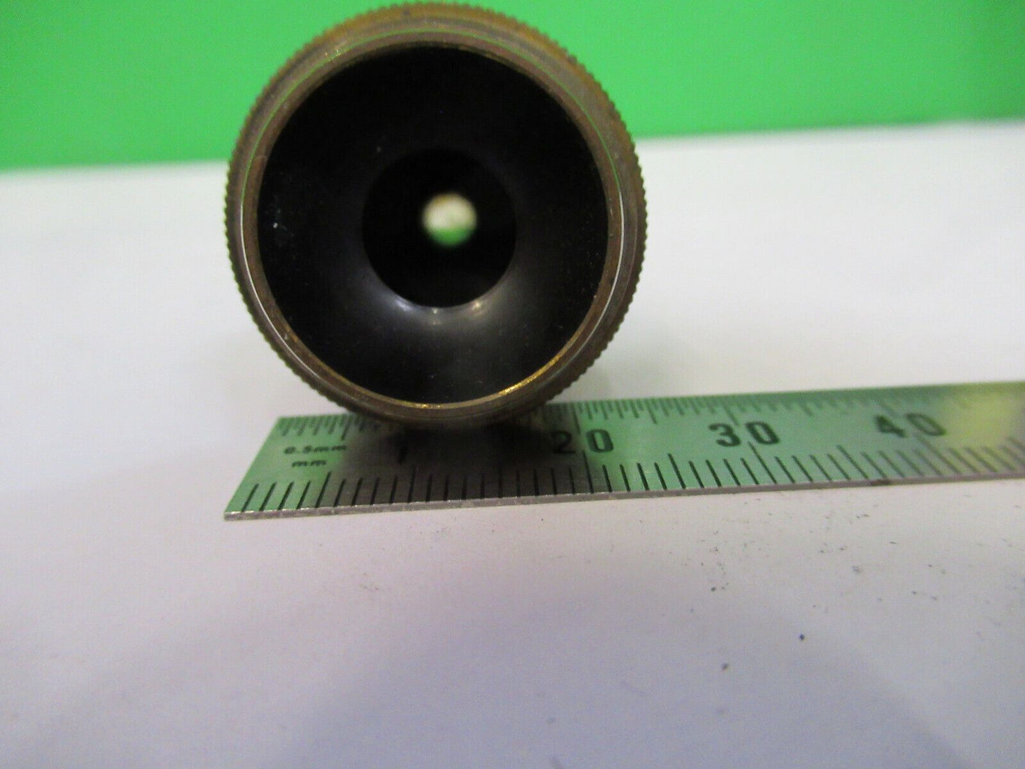 ANTIQUE BRASS 1/12 BAUSCH LOMB OBJECTIVE MICROSCOPE PART AS PICTURED #W5-B-29