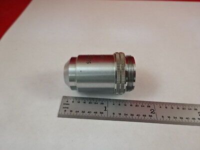 MICROSCOPE PART OBJECTIVE LEITZ GERMANY 10X OPTICS AS IS B#C5-H-28