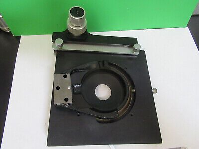 NIKON JAPAN STAGE XY TABLE  MICROSCOPE PART AS PICTURED Z9-A-77