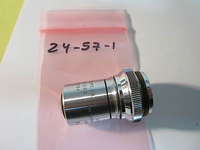 MICROSCOPE PART OBJECTIVE VINTAGE BAUSCH LOMB 16 mm 215 MM  OPTICS BIN#24-57-1