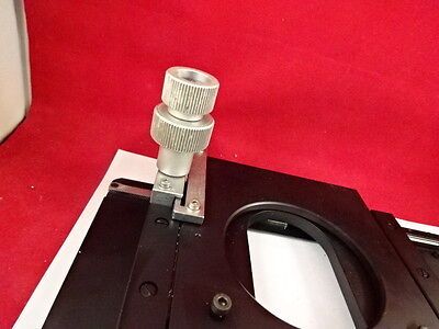 MICROSCOPE PART ZEISS GERMANY STAGE SPECIMEN TABLE  AS IS #Y4-97