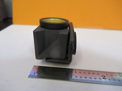 LEITZ GERMANY CUBE I2/3 513604 FLUOR MICROSCOPE PART OPTICS AS PICTURED &85-B-41