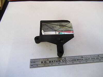 BAUSCH LOMB MOUNTED GLASS PRISM MICROSCOPE PART AS PICTURED &B9-FT-05