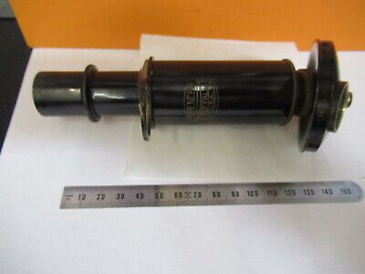 ANTIQUE BRASS SPENCER TUBUS + NOSEPIECE MICROSCOPE PART AS PICTURED &F1-A-01