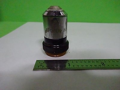 FOR PARTS MICROSCOPE KYOWA M40 OBJECTIVE  JAPAN OPTICS BIN#K1-M-10