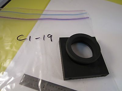 OPTICAL MOUNTED LENS FROM MONOCHROMATOR BAUSCH LOMB OPTICS BIN#C1-19