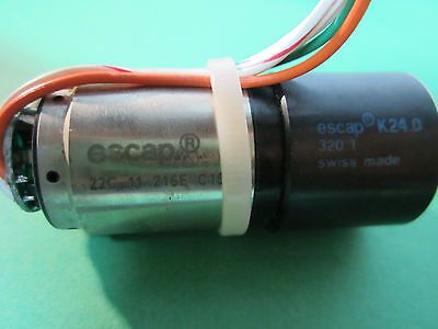 OPTICAL mini motor ESCAP k24.0 320:1 Swiss made LASER OPTICS POSITION BIN#A4-20