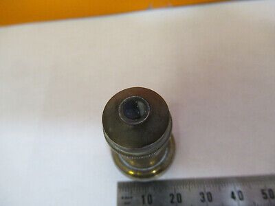 ANTIQUE LEITZ GERMANY OBJECTIVE "3" LENS MICROSCOPE PART AS PICTURED &A2-FT-87