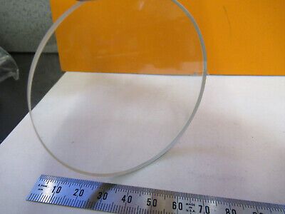 GLASS PLATE STAGE MICROSCOPE PART OPTICS AS PICTURED &F9-A-80