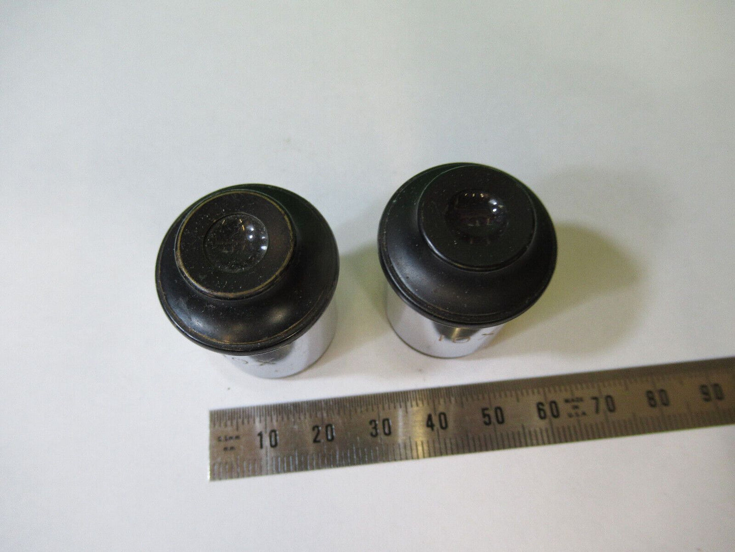 SPENCER AO PAIR 10X EYEPIECE OPTICS LENS MICROSCOPE PART AS PICTURED #22-A-26