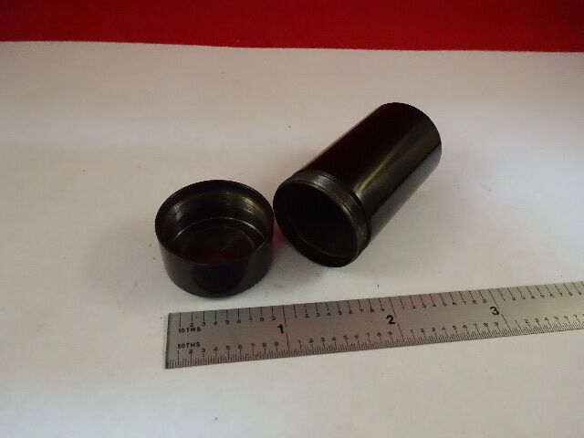 MICROSCOPE PART ANTIQUE ERNST LEITZ  EMPTY OBJECTIVE CONTAINER AS IS #T8-65