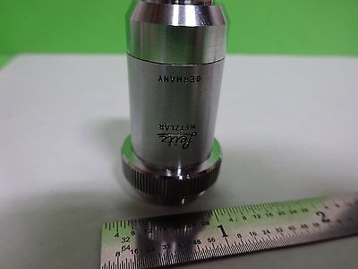 MICROSCOPE LEITZ WETZLAR GERMANY OBJECTIVE NPL 6.3X OPTICS AS IS BIN#2B-E-15