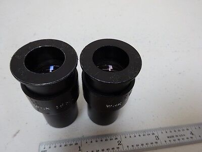 MICROSCOPE PART LOT EYEPIECES OLYMPUS 15X + RETICLE OPTICS AS IS BIN#N8-H-02