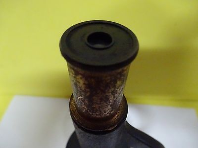 MICROSCOPE PART JAPAN ANTIQUE TUBUS + EYEPIECE + OBJECTIVE OPTICS AS IS BN#X3-13